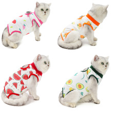 Soft Cat Clothes Recovery Suit For Wounds Dog Shirt Surgery Wear Cat Breathable Vest Clothes